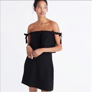 Madewell Silk Off the Shoulder Dress